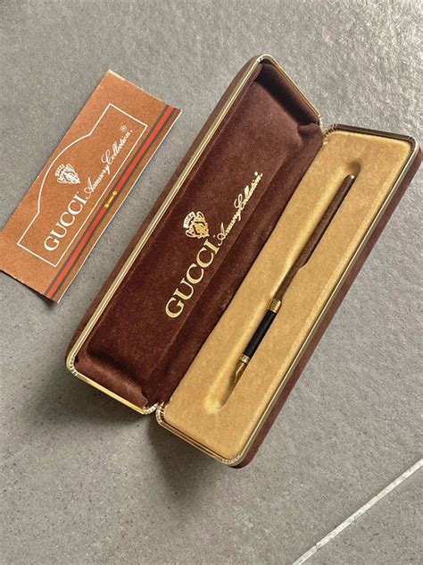 vintage gucci fountain pen value|4 Vintage Gucci pens with box .